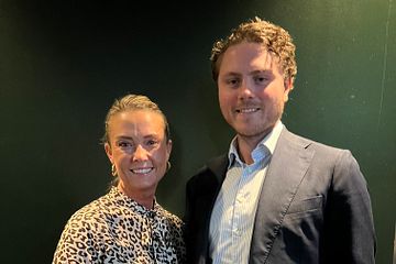 Sophie Palmstierna och Morgan Flodman - Widerlövs senaste franchisetagare, öppnar kontor på Värmdö