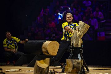 Under fredagskvällen 8 november gick lagtävlingen i VM i extremsporten TIMBERSPORTS®. Svenskarna tog hem ett nordiskt rekord, men trots en stark insats räckte det inte till en pallplacering. 