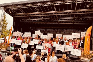 Utdelningen av Miljonen på Salamässan 2022