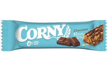 Tilbagekaldelse af Corny 0% added sugar Chocolate.