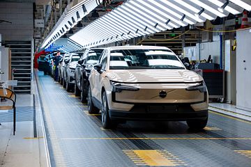 Produktionen af Volvo EX30 er nu startet op i Belgien