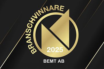 bemt AB växer hållbart – branschvinnare för andra året i rad