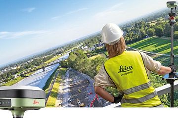 Leica Geosystems lancerer GS05 - en ny smart GNSS-antenne, letvægt og med hældningskompensation