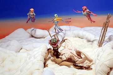 Still image from Nathalie Djurberg & Hans Berg «This is Heaven»  (2019), courtesy the artists.