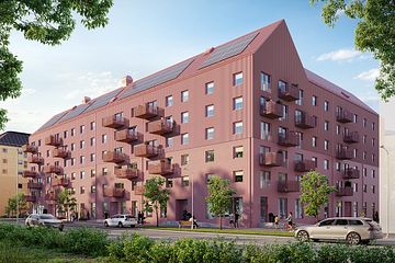 Kvarter 6 vid Litteraturgatan har inflyttning i september 2025. Uthyrningen startade under april.