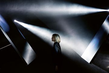 Die kinetische Installation „Mirror Me“ von Elastique. aus Köln