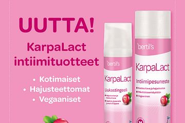 Uudet KarpaLact-intiimituotteet naiselliseen hyvinvointiin