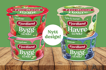 Fjordland Grøtlunsj i ny drakt