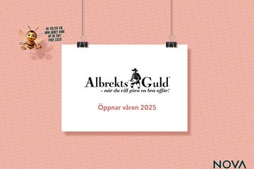 Nova stärker sitt utbud när Albrekts Guld öppnar butik, ett strategiskt steg i utvecklingen. 