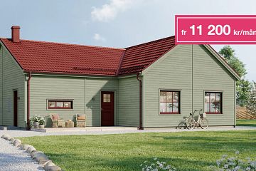 LB Start 146, ett vinkelhus med mycket utrymme och plats.