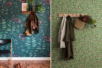 Botaniska mönster med en touch av retro från nya kollektionen Florin designad av Miss Print.