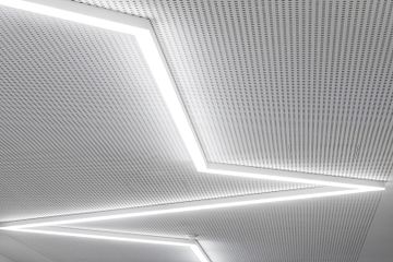 Photo: LTS Licht & Leuchten GmbH. August-Meier-Haus - NürnbergStift. Luminous Lichtkanal Heartbeat leads through the corridors of the retirement home.