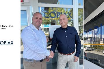 Marcus Ribbing, Hanwha Vision och Mathias Karlsson, Copiax