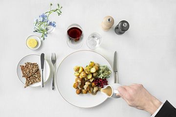 One Planet Plate is served at Verandan, Grand Hôtel Stockholm
