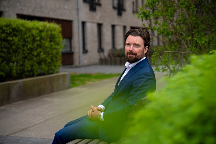 Joar Hagatun, porteføljeforvalter i Kron fra Storebrand. Foto: Storebrand
