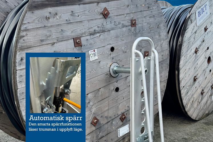 Aluminiumtrumbock med smart spärrfunktion