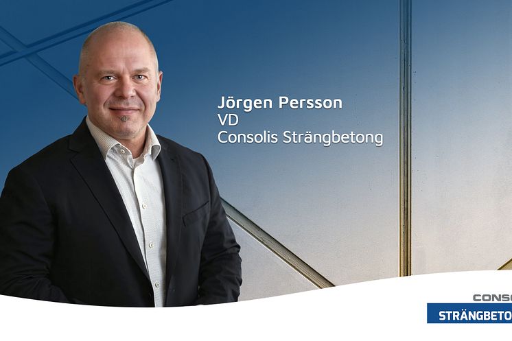 Jörgen Persson har utsetts till ny vd för Consolis Strängbetong