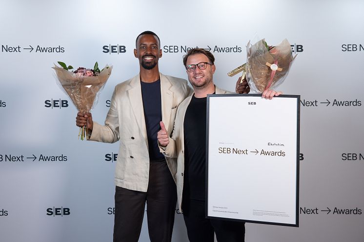 Ekolution vinner SEB Next Awards  för kategorin Transformation - "Driver grön omställning" 