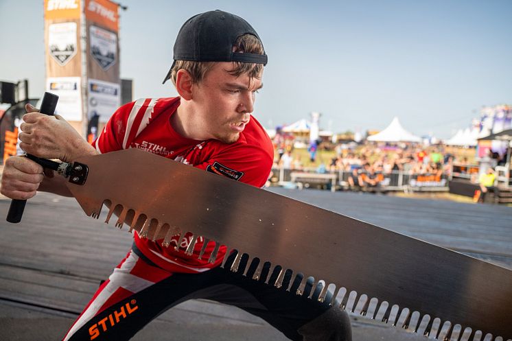 Bo Andersen og de danske atleter er klar til en ny sæson af TIMBERSPORTS®. 