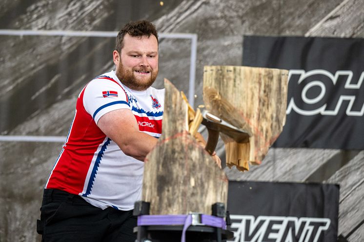 Vebjørn Sønsteby og det norske landslaget er klare for en ny sesong med TIMBERSPORTS®. 