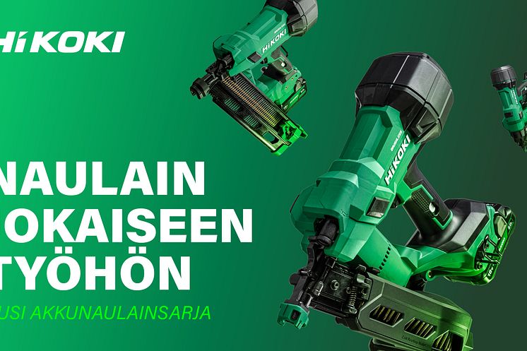 HiKOKIn uuden sukupolven naulaimet – tarkkuutta ja tehoa ammattikäyttöön