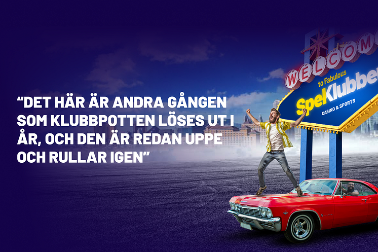 Klubbpotten vinns igen – 1,50 kronor blev till Las Vegas-resa