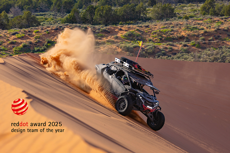 Can-Am Maverick R MAX, Red Dot winner 2025