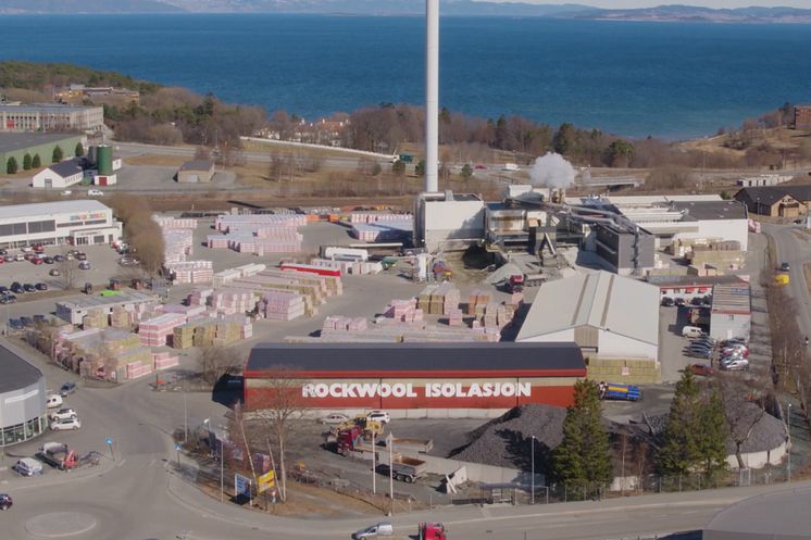 AS ROCKWOOL sin fabrikk på Leangen i Trondheim