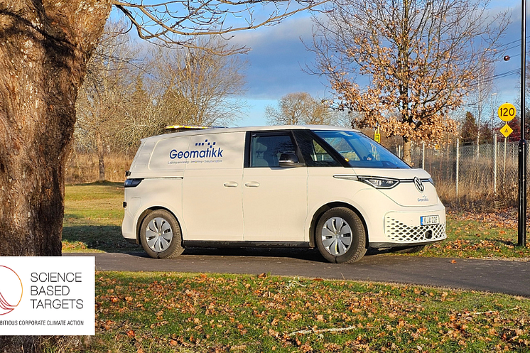 Geomatikk-gruppens klimatmål godkända av SBTi