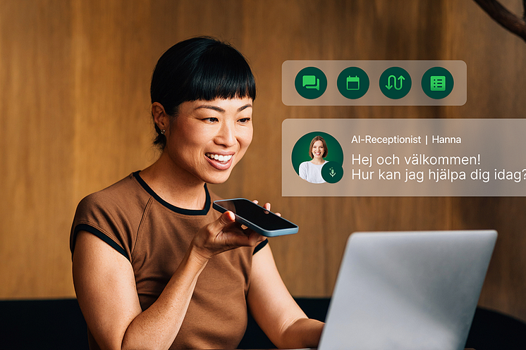 Telavox lanserar en AI-baserad receptionist som svarar i telefon dygnet runt och hanterar kundärenden direkt i samtalet.