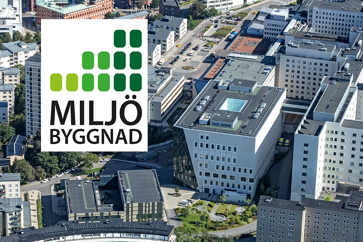 Byggnad 72 på Södersjukhuset har slutgiltigt certifierats enligt Miljöbyggnad Guld. 