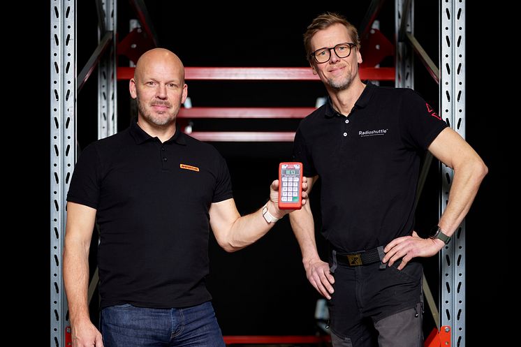 Fr. v. Andreas Hedström, Export & OEM Manager, Åkerströms och Stefan Kjellström, Produktutvecklare, EAB