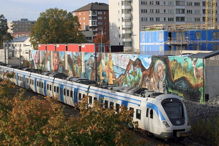 Nu inviger vi muralmålningen i Trångsund