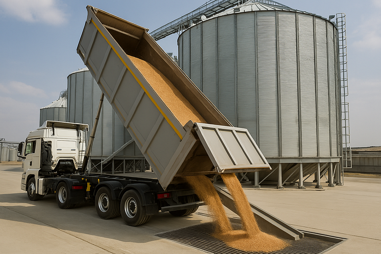 seepage of bulk material
