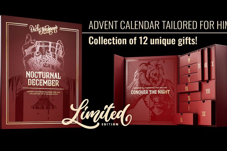 Dick Johnson Nocturnal December är en lyxig groomingkalender för män