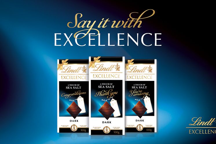 NYHET! Lindt EXCELLENCE Sea Salt Gåvoedition