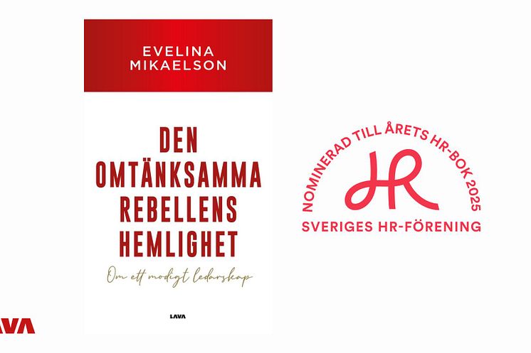 ”Den omtänksamma rebellens hemlighet” av Evelina Mikaelson nominerad till Årets HR-bok 2025 