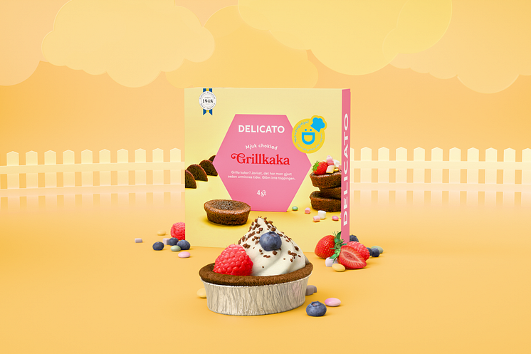 Grillkaka, nyhet från Delicato