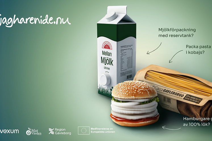 Mjölkpaket med reservtank! ... eller har du en bättre idé? Gävleborgs största idétävling är tillbaka med ny inriktning: vill utveckla livsmedelskedjan! 
