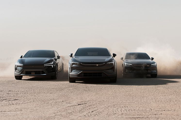 Polestars modelprogram består af Polestar 2, Polestar 3 og Polestar 4. 