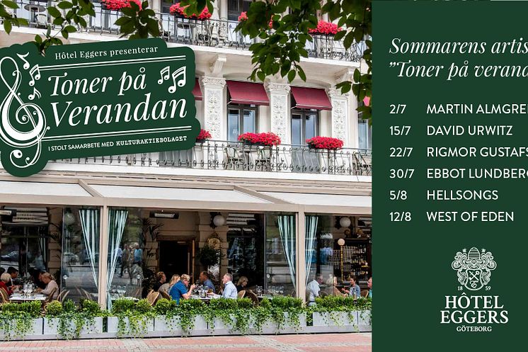 Toner på verandan sommaren 2025 - årets artister!