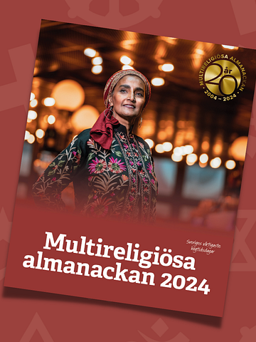 Multireligiösa almanackan 2024 beskriver fler än 120 högtider från sex religioner, när de infaller och varför de firas. Midsommar, jul och påsk finns med, sida vid sida med Buddhadagen, chanukka och eid.