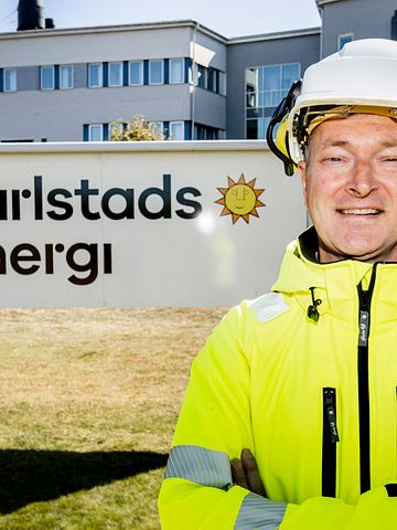 Erik Kornfeld, vd på Karlstads Energi, lyfter fram servicen som en av förklaringarna till att bolaget har Sveriges nöjdaste fjärrvärmekunder.