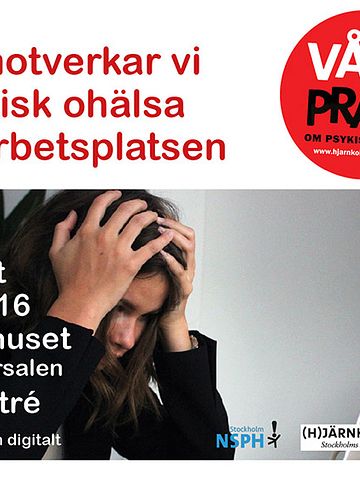 Seminarium 14 oktober: Motverka psykisk ohälsa på arbetsplatsen