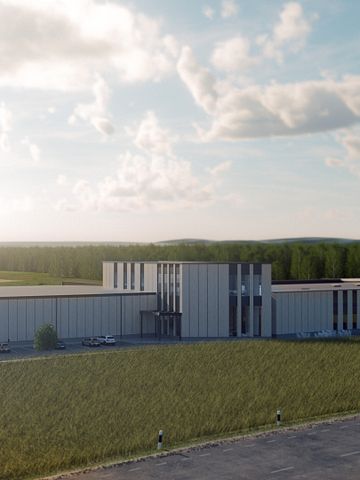 Illustration fabrik Lövångers Bygg