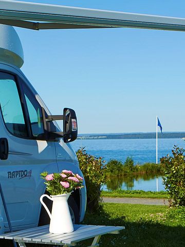 Antalet gästnätter på Sveriges campingplatser ökade till 16,7 miljoner under 2024.  Foto: Anna Hult (bild fri att använda)