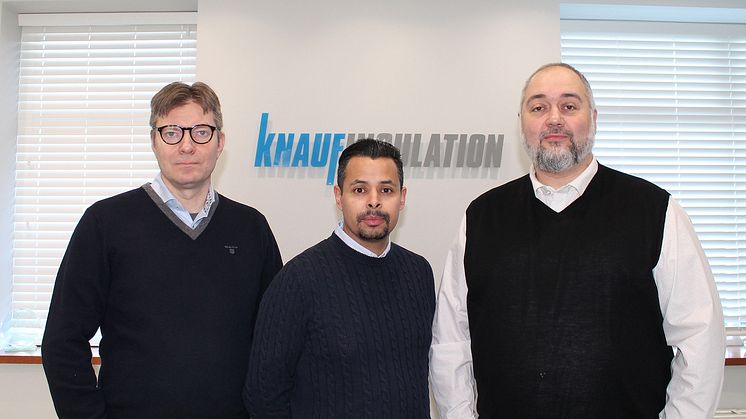Knauf Insulation: Tero Makinen (FI), Sebastian Rydberg (SE) och Armin Arnautalic (SE)