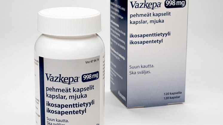 Pressbild Vazkepa (ikosapentetyl)