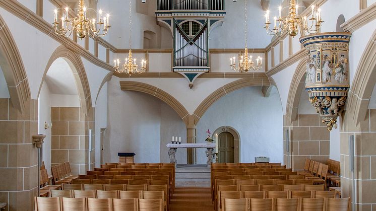 Innenansicht der Torgauer Schlosskapelle - Foto: LRA Nordsachsen/Wolfgang Sens