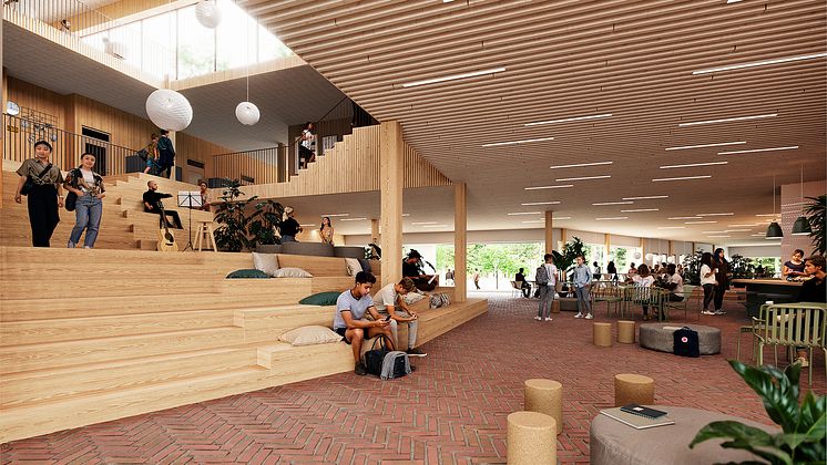 Höganäs gymnasium Interiör Liljewall